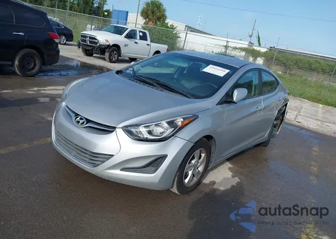 2014 Hyundai Elantra Se from USA, damaged, VIN 5NPDH4AE7EH489664